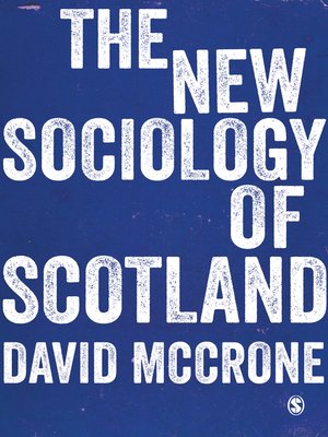cover image of The New Sociology of Scotland